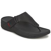 fitflop trakk ii mens flip flops sandals shoes in black