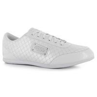 firetrap dr domello leather trainers mens