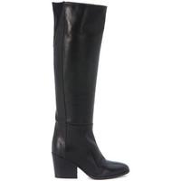 Fiori Francesi boots in black nappa leather women\'s High Boots in black