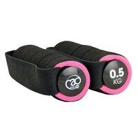 Fitness Mad Pro Hand Weights 2 x 0.5Kg Pink