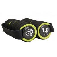 Fitness Mad Pro Hand Weights 2 x 1Kg Green