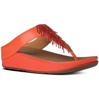 FitFlop CHA CHA women\'s Flip flops / Sandals (Shoes) in orange