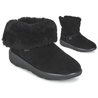 fitflop mukluk shorty 2 boots womens mid boots in black