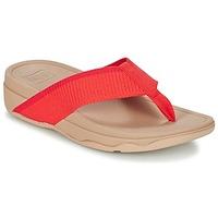 fitflop surfa womens sandals in red
