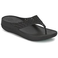 FitFlop RINGER WELLJELLY FLIPFLOP women\'s Flip flops / Sandals (Shoes) in black