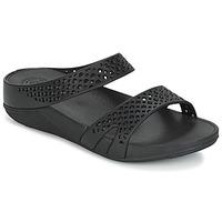 FitFlop WELLJELLY ZSLIDE SANDAL women\'s Clogs (Shoes) in black