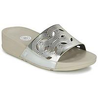 FitFlop BAHIA SLIDE women\'s Mules / Casual Shoes in Silver