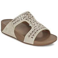 FitFlop CARMEL SLIDE women\'s Mules / Casual Shoes in BEIGE