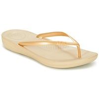 FitFlop IQUSHION ERGONOMIC FLIP-FLOPS women\'s Flip flops / Sandals (Shoes) in gold