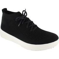 fitflop uberknit high top womens shoes high top trainers in black