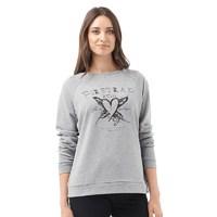 firetrap womens sweatshirt grey marl