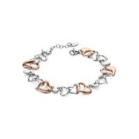 Fiorelli Duo Tone Heart Bracelet