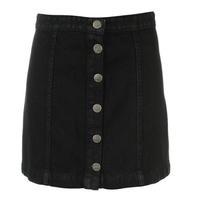 Firetrap Button Denim Skirt