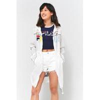 fila crista hooded parka white