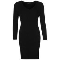 firetrap rib knit dress ladies