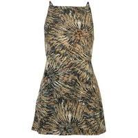 firetrap blackseal feather print dress