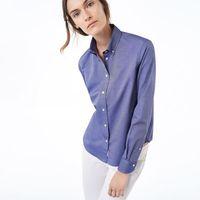 Fine Twill Shirt - Persian Blue