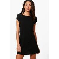 Fitted Tailored Dress - black