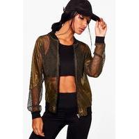 Fit Bomber Sports Jacket - khaki