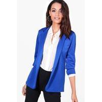 Fitted Blazer - cobalt