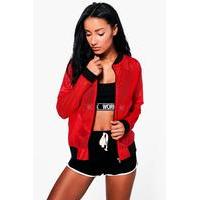 Fit bomber Sports Jacket - red