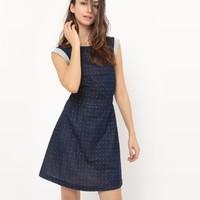 Fit and Flare Dress with Bow