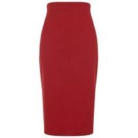 Fiona Plain Pencil Skirt - Size: Size 8