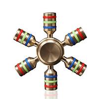 fidget spinner hand spinner toys six spinner brass edcstress and anxie ...