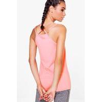 fit strappy yoga vest pink