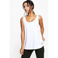 fit running vest white