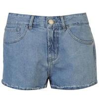 Firetrap Blackseal High Waist Denim Shorts