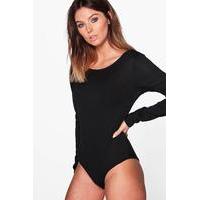 Fine Knit Bodysuit - black