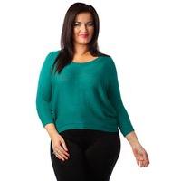 Fine Knit Batwing Pullover