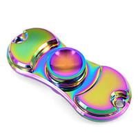 Fidget Spinner Hand Spinner Toys Two Spinner Metal EDCStress and Anxiety Relief Office Desk Toys Relieves ADD, ADHD, Anxiety, Autism for