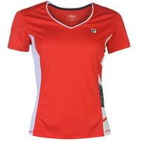 Fila Tela Tennis T Shirt Ladies