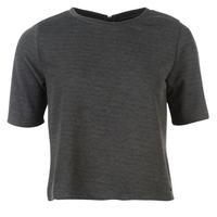 firetrap zip back ribbed tshirt