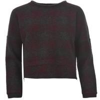 Firetrap Check Cropped Knitwear Ladies