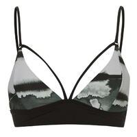 Firetrap Blackseal Printed Bikini Top