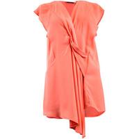 Fifilles De Paris Orange Top Douceur women\'s Vest top in orange