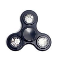 Fidget Spinner Hand Spinner Toys Tri-Spinner LED Spinner Metal EDCLED light Relieves ADD, ADHD, Anxiety, Autism for Killing Time Focus