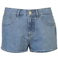 Firetrap Blackseal High Waist Denim Shorts