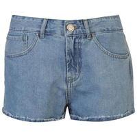 Firetrap Blackseal High Waist Denim Shorts