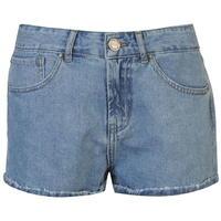 Firetrap Blackseal High Waist Denim Shorts