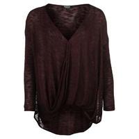 Firetrap Blackseal Drape Knitted Jumper