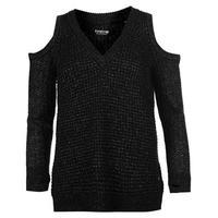 Firetrap Blackseal Cut Out Shoulder Knit Jumper