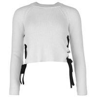 Firetrap Luxe Tie Knitted Crop Top Ladies