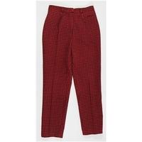 fisser size 28 red trousers