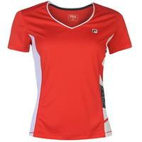 Fila Tela Tennis T Shirt Ladies
