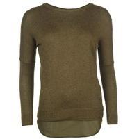 firetrap blackseal khaki knit jumper