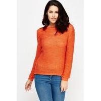 Fine Knit Dip Hem Jumper